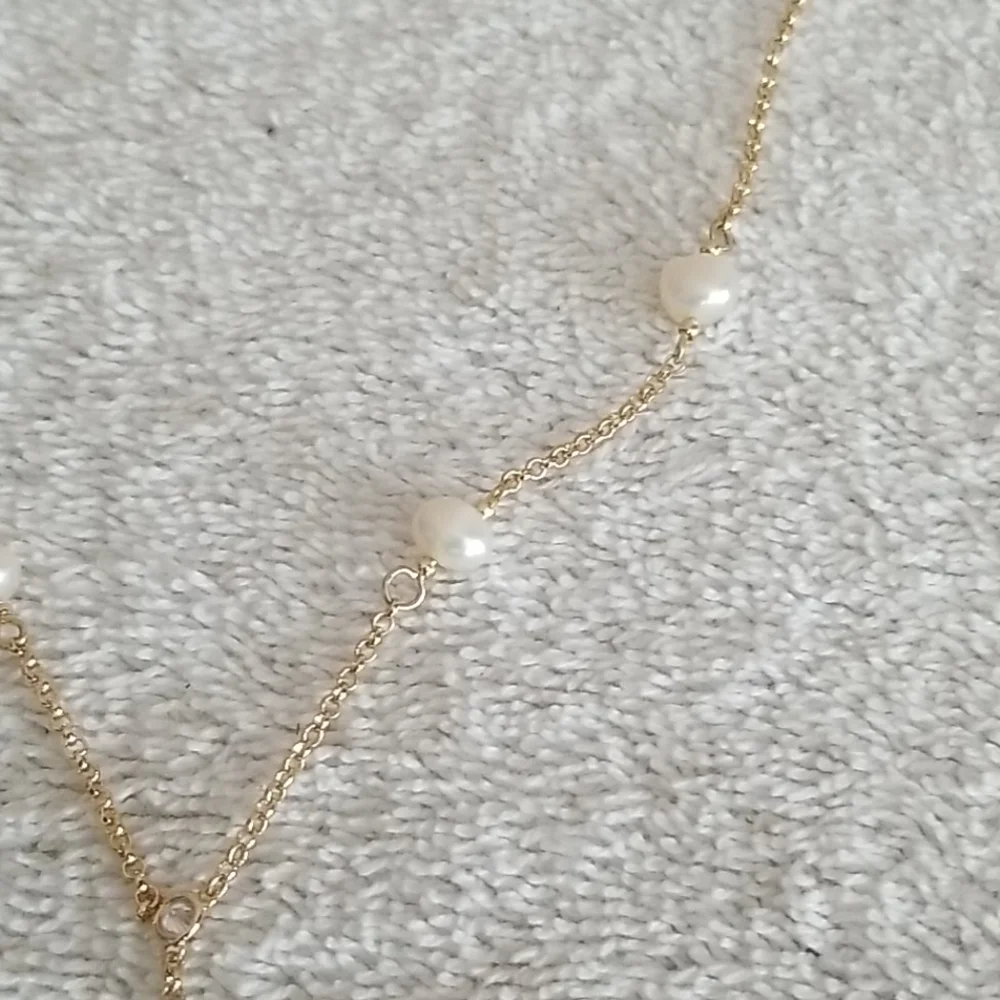 New Ralph Lauren Faux Pearl Y Necklace - Picture 5 of 7